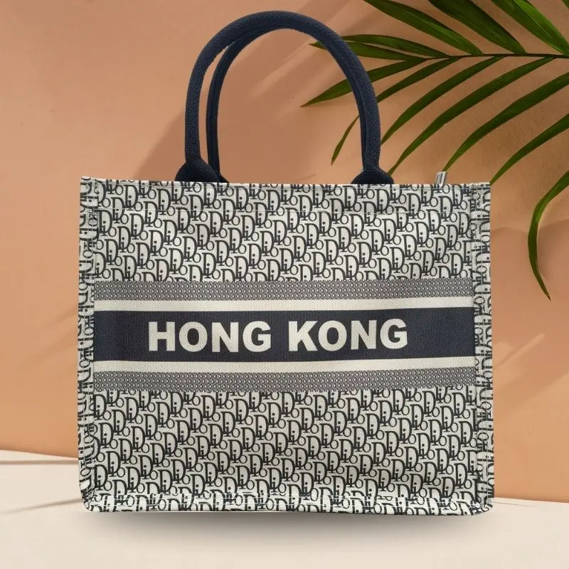 Women’s Canvas “HONG KONG” Handbag