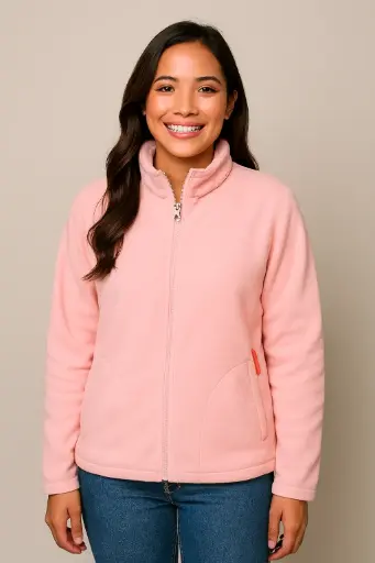Women’s Lightweight Fleece-Lined Zip Jacket 